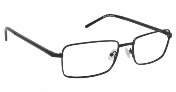 SuperFlex SF-426 Eyeglasses, (3) BLACK