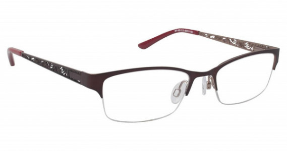 SuperFlex SF-425 Eyeglasses, (2) BURGUNDY CHAMPAGNE