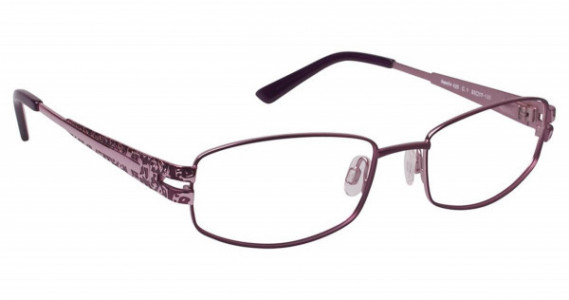 SuperFlex SF-420 Eyeglasses, (1) PURPLE LILAC