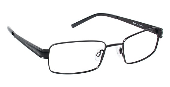 SuperFlex SF-417 Eyeglasses, 3 BLACK