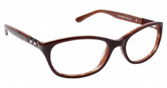SuperFlex SF-436 Eyeglasses, (3) BROWN