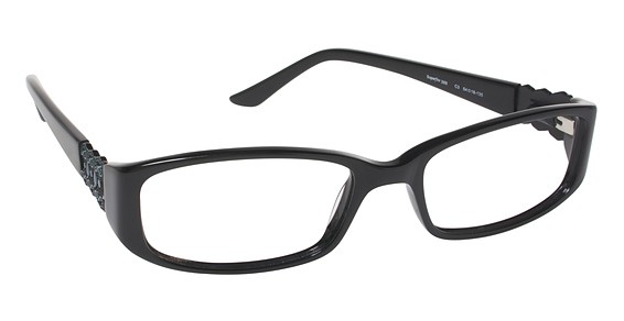 SuperFlex SF-388 Eyeglasses, 3 BLACK