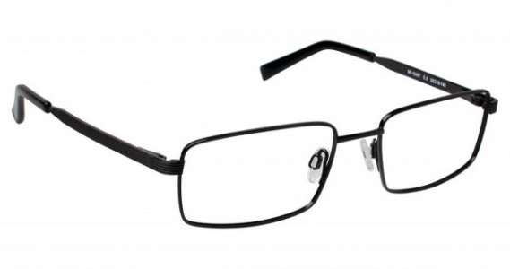 SuperFlex SF-1040T Eyeglasses, (3) BLACK