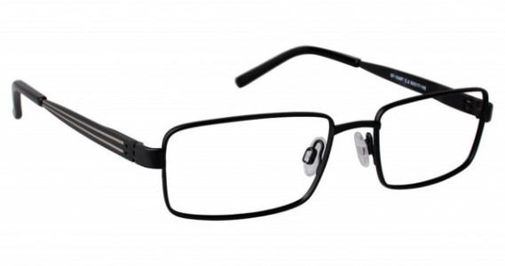 SuperFlex SF-1048T Eyeglasses, (2) BLACK