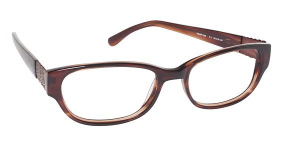 SuperFlex SF-390 Eyeglasses, 1 BROWN