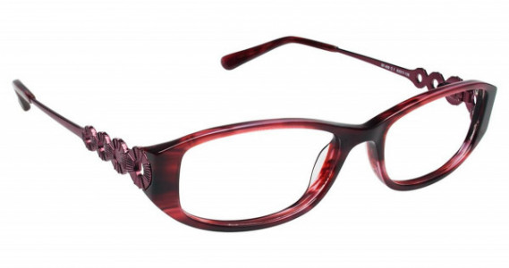 SuperFlex SF-409 Eyeglasses, (1) BURGUNDY