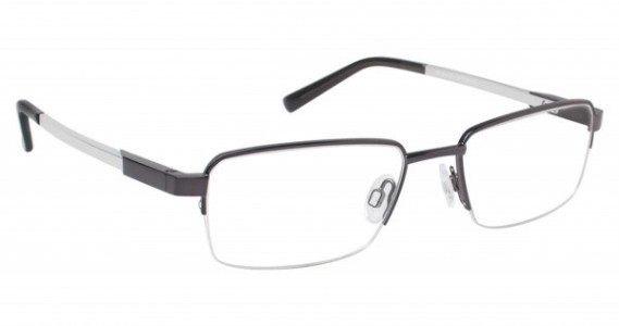 SuperFlex SF-429 Eyeglasses, (1) CHARCOAL SILVER