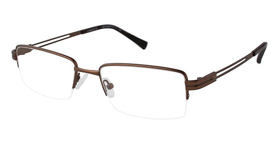 Vision's Vision's 224 Eyeglasses, C02 MATTE BROWN