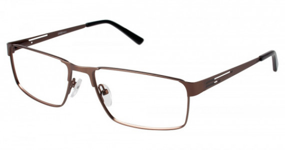 L'Amy Damien Eyeglasses, C02 MATTE BROWN