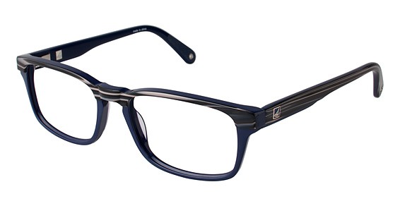 Sperry Top-Sider Amagansett Eyeglasses, C03 DARK GREY/BLUE