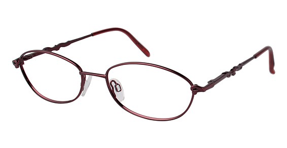 Caravaggio C110 Eyeglasses, BUR Burgundy