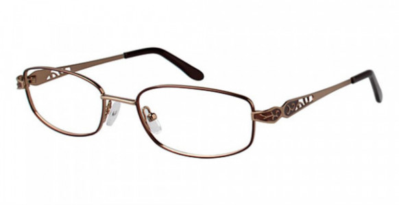 Fleur de Lis L114 Eyeglasses, Brown