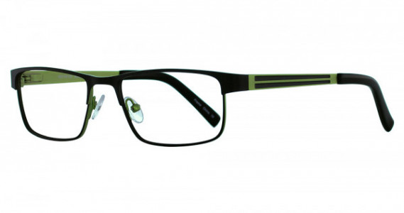 B.U.M. Equipment Hashtag Eyeglasses, Black/Green
