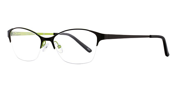 Scott Harris Scott Harris 422 Eyeglasses, 1 Black/Chartreuse/Cream