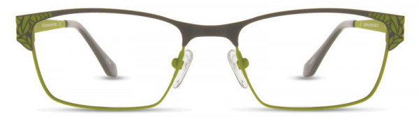 Cote D'Azur Boutique-188 Eyeglasses, 1 - Graphite / Kiwi