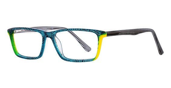 Scott Harris Scott Harris 428 Eyeglasses, 3 Turquoise/Sun/Crystal