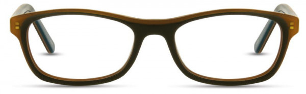 David Benjamin Sidekick Eyeglasses, 3 - Olive / Amber / Teal
