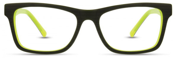 David Benjamin DB-192 Eyeglasses, 2 - Gray / Neon Yellow