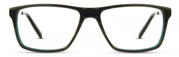 Michael Ryen MR-228 Eyeglasses, 2 - Dark Olive Demi / Jade