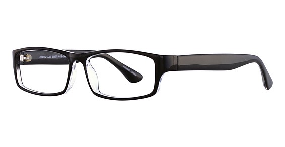 Looking Glass L1057 Eyeglasses, Black/Crystal
