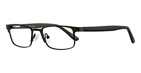 Seventeen 5395 Eyeglasses, Matt Dark Green