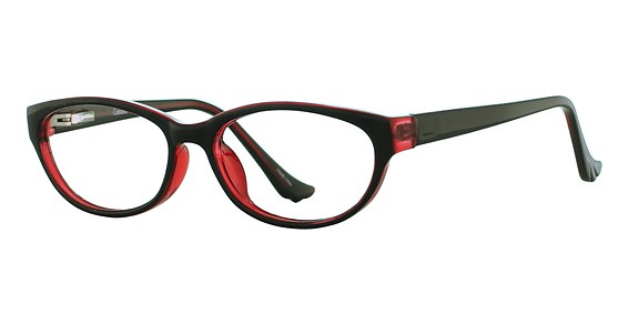 Enhance 3895 Eyeglasses, Black/Red