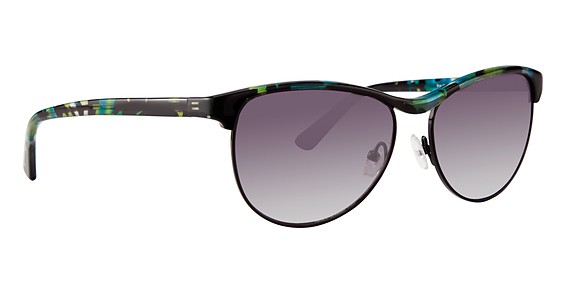 XOXO X2341 Sunglasses, BLGN Blue Green (Smoke Gradient)