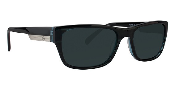 Argyleculture Dizzy Sunglasses, BBL Black/Blue