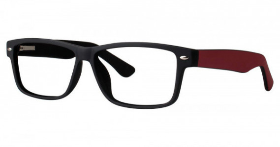 Modern Optical OBSERVE Eyeglasses, Black/Brick Matte