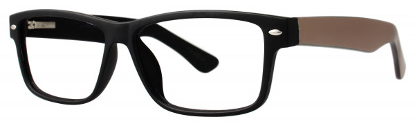 Modern Optical OBSERVE Eyeglasses, Black/Tan Matte