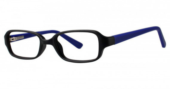 Modern Optical LAUGH Eyeglasses, Black/Blue Matte