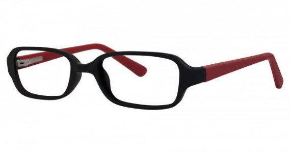 Modern Optical LAUGH Eyeglasses, Black/Brick Matte