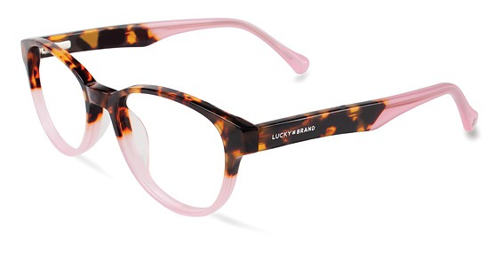 Lucky Brand D202 Eyeglasses, Tortoise Pink