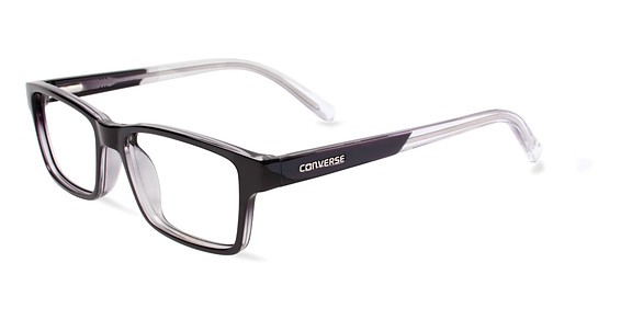 Converse K017 Eyeglasses, Black/Crystal