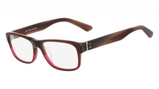 Calvin Klein CK8516 Eyeglasses, (619) OXBLOOD HORN