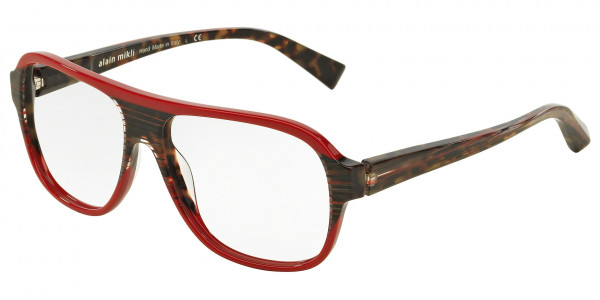 Alain Mikli A03051 Eyeglasses, E017 RED/RED FILS A FILS HAVANA/RED (RED)