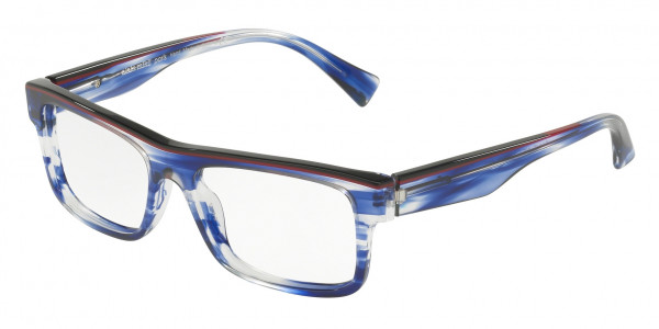 Alain Mikli A03047 Eyeglasses, 002 BLACK BORDEAUX PAINT BLUE (BLUE)
