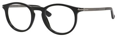 Gucci Gucci 1111 Eyeglasses, 0B2X(00) Black Dark Ruthenium