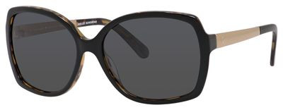 Kate Spade Darilynn/P/S Sunglasses, 0JXN(Y2) Black Tortoise