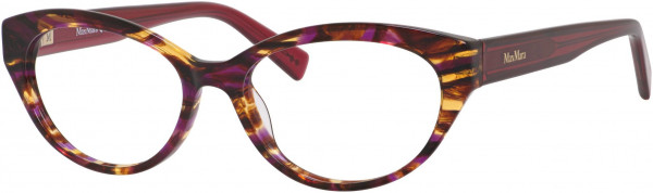 Max Mara MM 1227 Eyeglasses, 0C84 Violet Havana Cherry