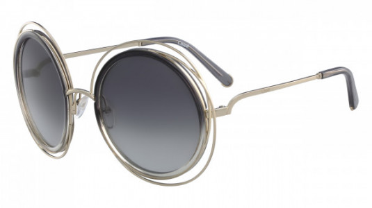 Chloé CE120S Sunglasses, (774) GOLD/GRADIENT GREY