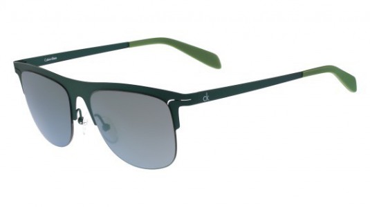 Calvin Klein CK2141S Sunglasses, 318 GREEN