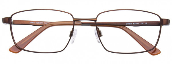 Greg Norman GN256 Eyeglasses, 010 - Satin Brown