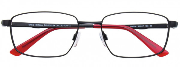 Greg Norman GN256 Eyeglasses, 090 - Satin Black
