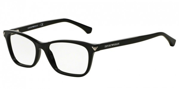 Emporio Armani EA3073 Eyeglasses, 5017 BLACK (BLACK)