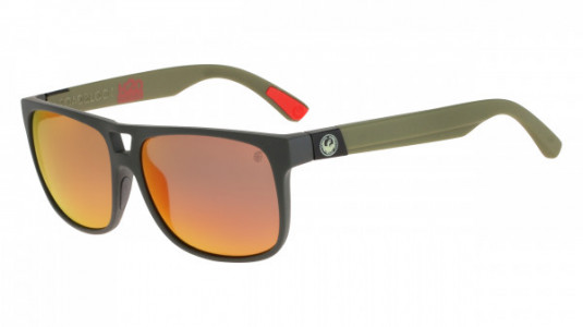 Dragon DR ROADBLOCK H2O Sunglasses, (043) MATTE MAGNET GREY H2O WITH RED ION POLARIZED LENS