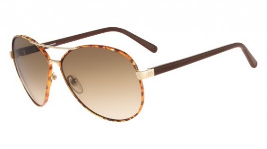 Diane Von Furstenberg DVF117S SENTAL Sunglasses, (717) GOLD