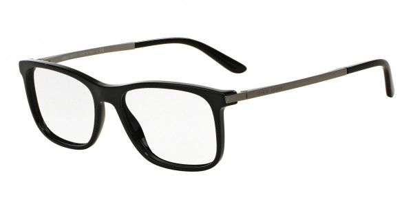 Giorgio Armani AR7087 Eyeglasses, 5017 BLACK (BLACK)