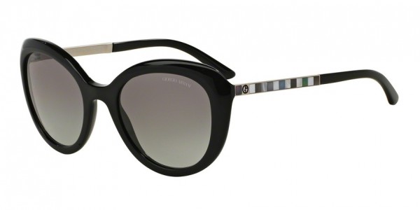 Giorgio Armani AR8065H Sunglasses, 501711 BLACK (BLACK)
