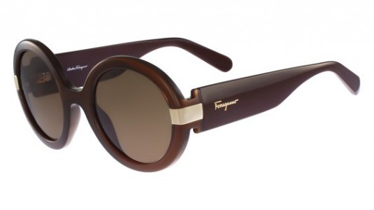 Ferragamo SF778S Sunglasses, (210) BROWN